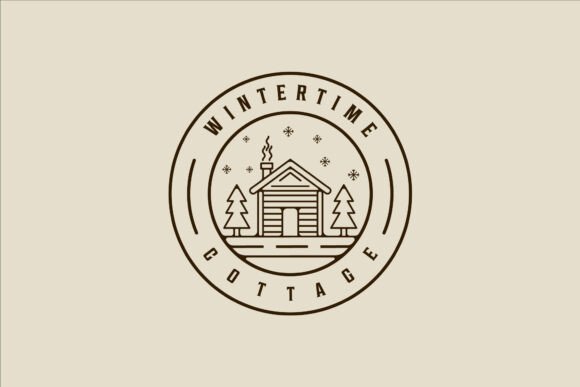 Cabin Logo Vector for Graphics & Logos