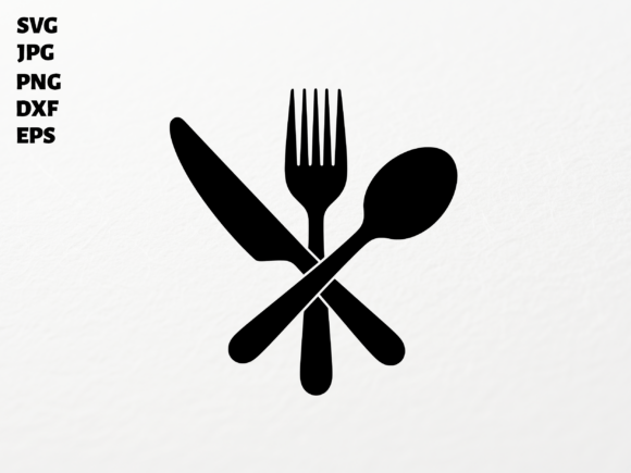 Cutlery Clipart SVG for Cricut: Graphics & Crafts
