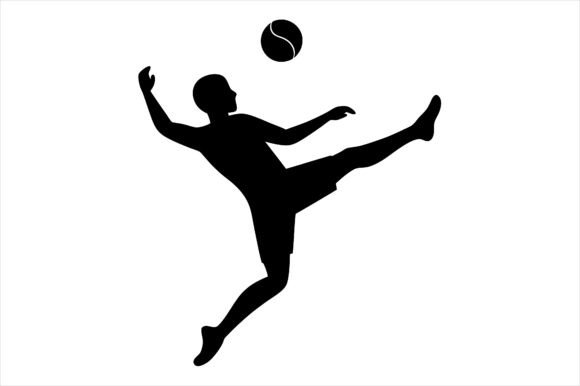 Football Silhouette Graphics & Print Materials Mockups