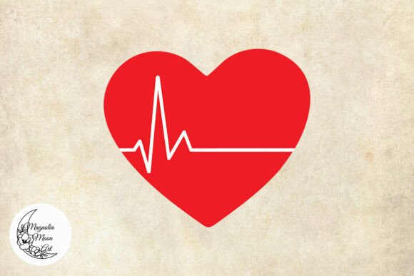 Heartbeat Heart Svg: Graphics for Crafts