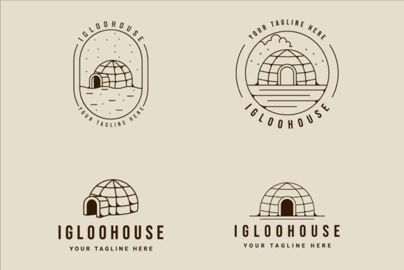 Igloo Line Art Graphics & Logos Review