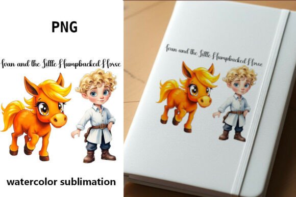 Ivan and the Little Humpbacked Horse Graphics & Illustrations
