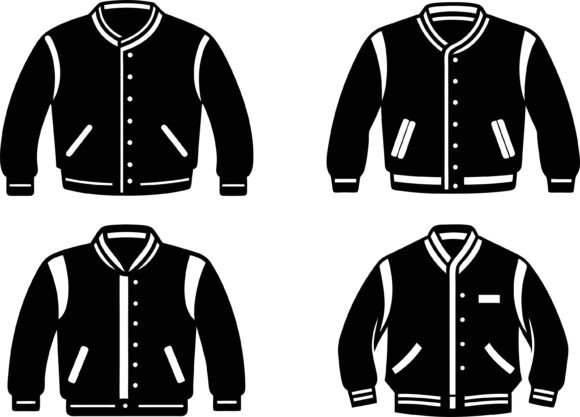 Letterman Jacket Graphics & Print Materials Mockups