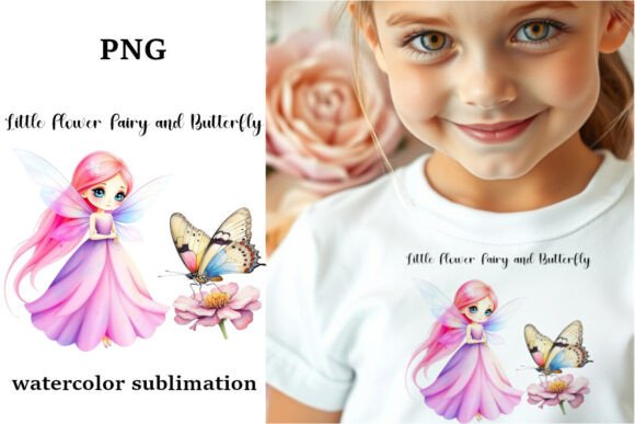Little Flower Fairy and Butterfly Graphics Review