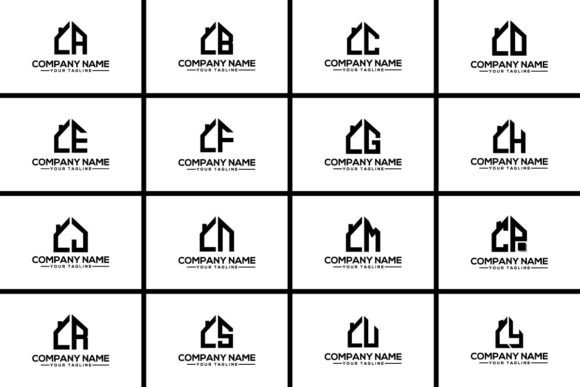 Real Estate Letter Logo Pack: Graphics & Logos
