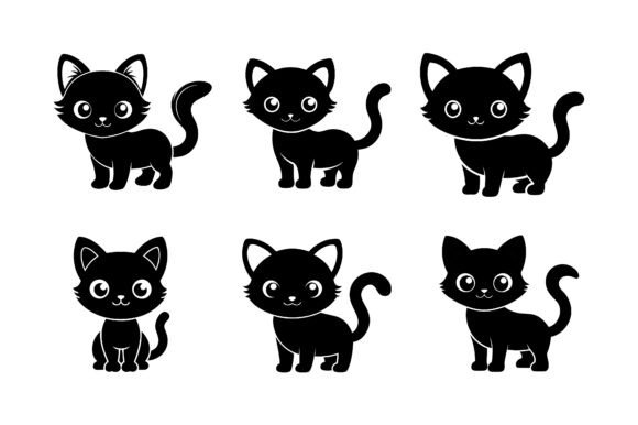 Reviewing the Adorable Baby Cat Silhouette Icon Bundle