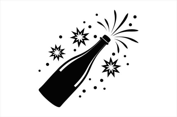 Reviewing the Champagne Bottle Pop Vector Icon