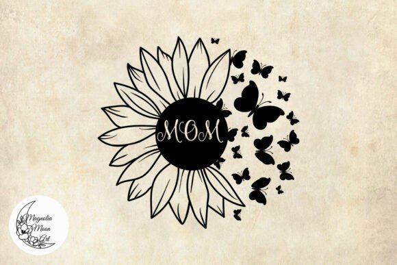Sunflower Mom Svg: Graphics for Crafts