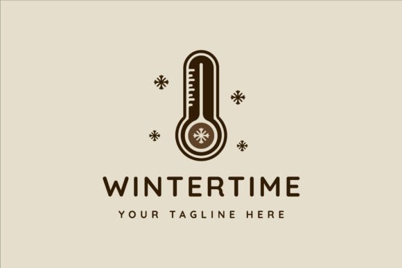 Weather Temperature Thermometer Logo Graphics & Logos
